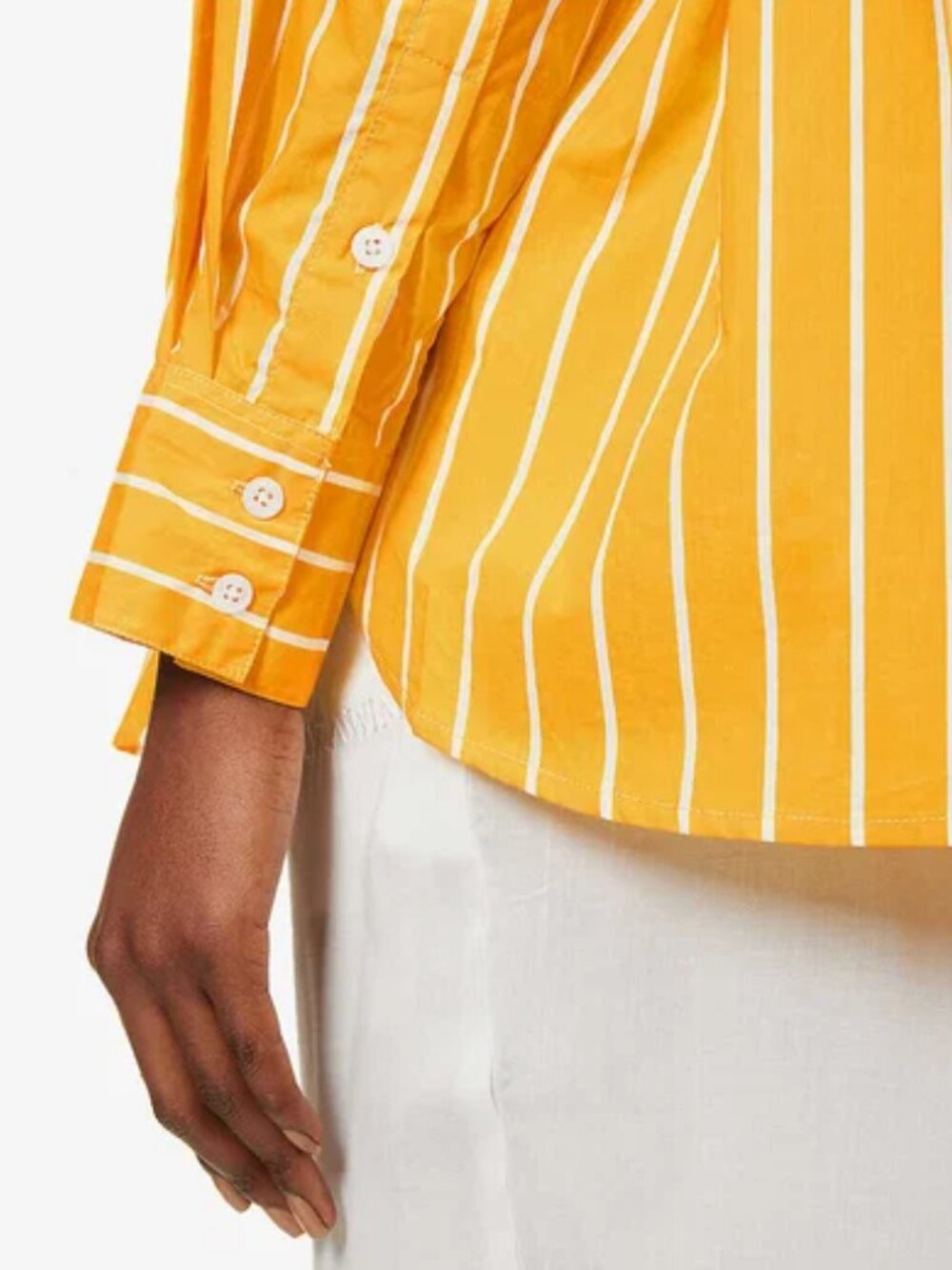 Faithful The Brand Daija Oversized Striped Cotton Shirt S - Picture 3 of 12